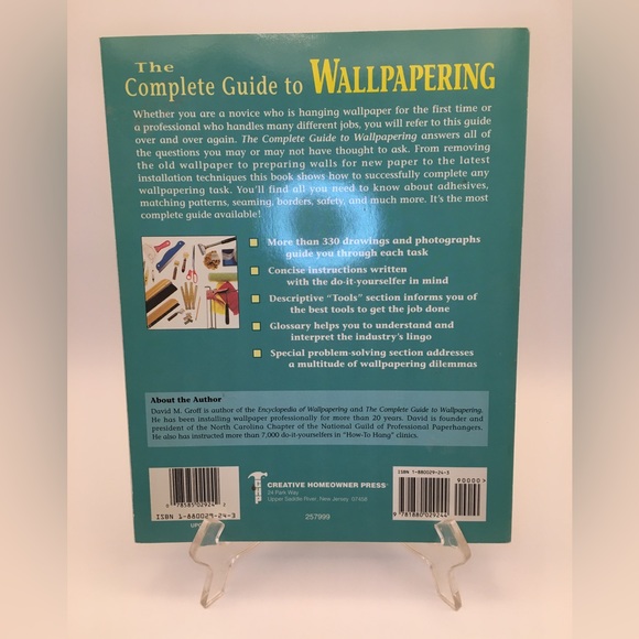 Vintage CREATIVE HOMEOWNER PRESS 'The Complete Guide to Wallpapering' Book - Picture 2 of 2